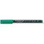 Staedtler Lumocolor 318-5 Verde Punta Fina 0,6 mm (Pack de 10)